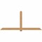 Ekena Millwork Eugene Smooth Timber Gable Bracket, Western Red Cedar, 108"W x 49"H x 5 1/2"D x 5 1/2"F, 11/12 Pitch GBW108X49X0606EUG00SWR - alternate 1